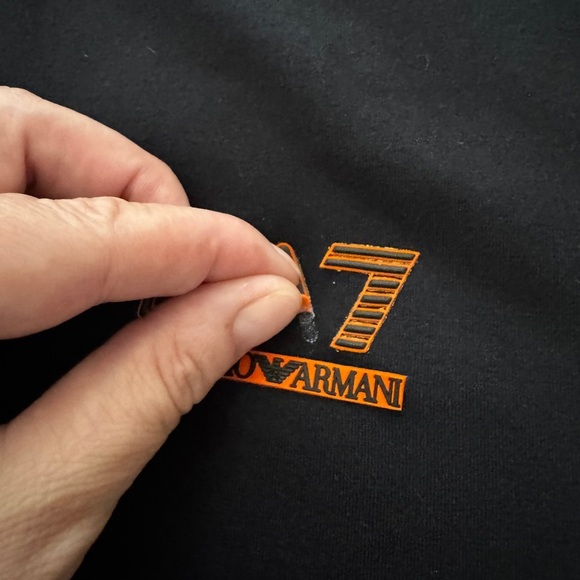 Emporio Armani Men's Black Zipped
Sweatshirt Jacket Size XL - Picture 10 of 11